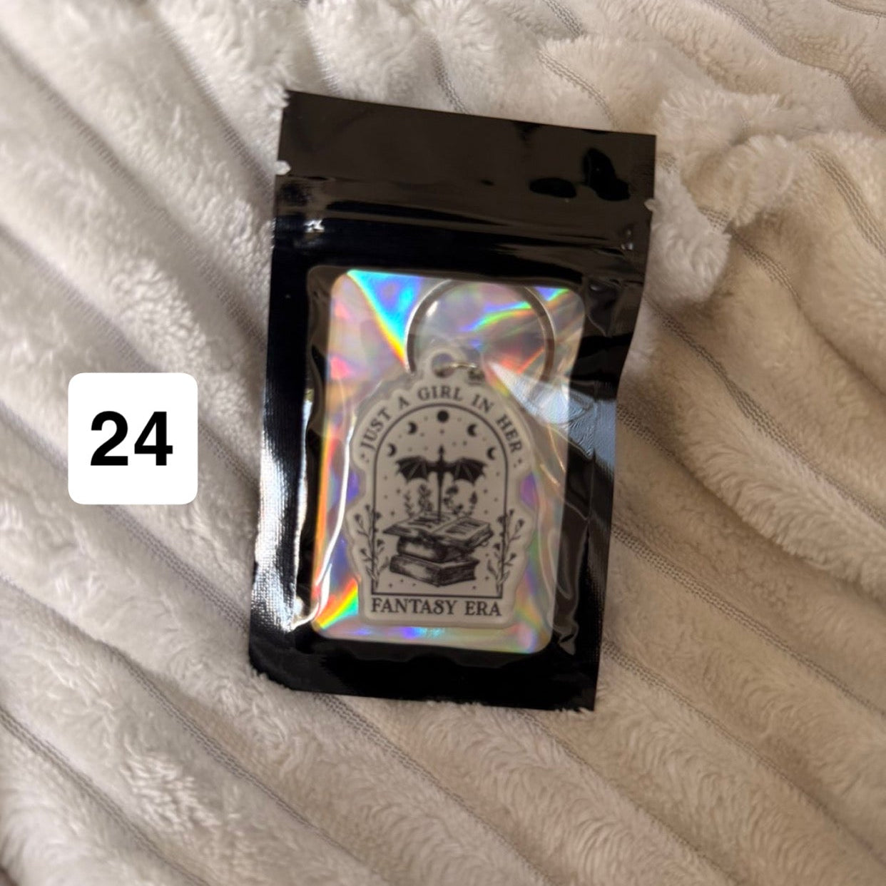 Bookish Keychain